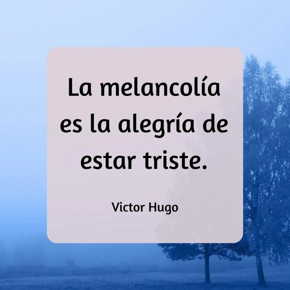 Expresiones de Melancolía