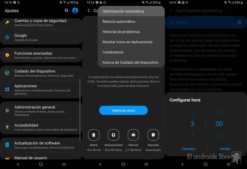 Optimización Automática por Defecto