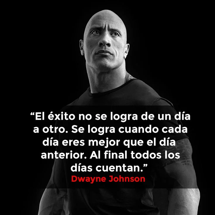 Citas inspiradoras de Dwayne Johnson