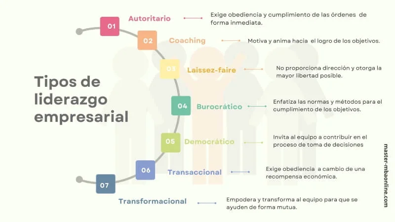 Niveles de liderazgo en la estructura empresarial