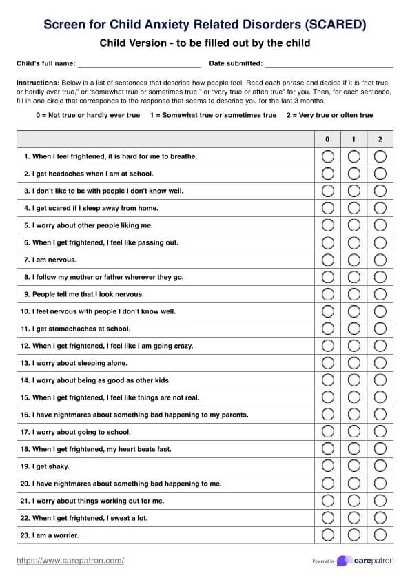 Evaluación Revisada para la Ansiedad Social Infantil
