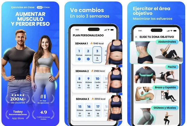 Top aplicaciones para mejorar tu forma física