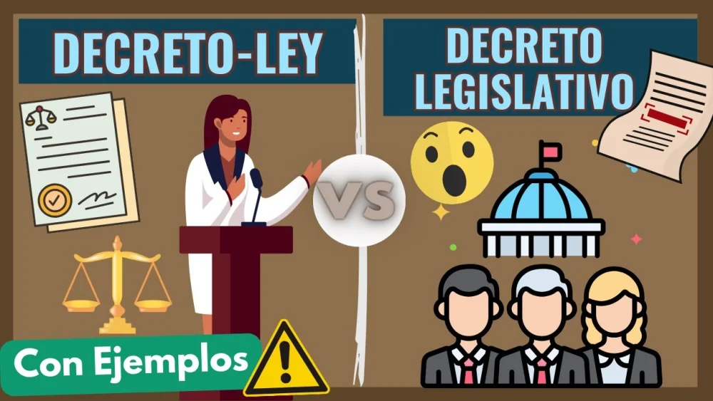 Distinciones clave entre ley y decreto