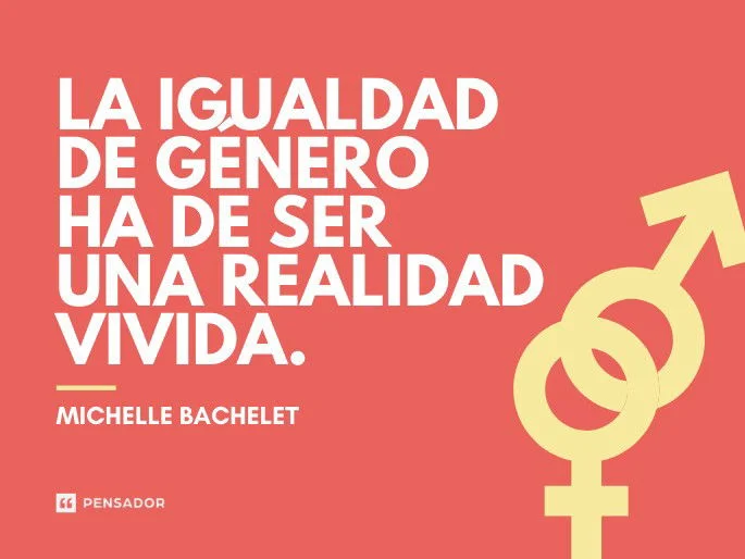 Palabras inspiradoras sobre la equidad de género