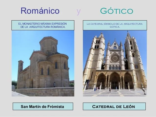 Diferencias entre el arte románico y gótico