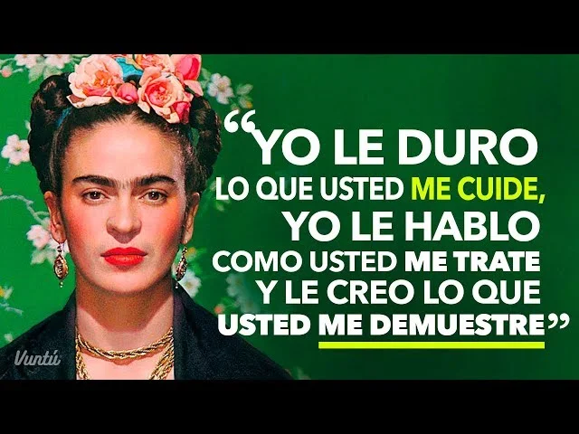 Inspírate con las palabras de Frida Kahlo