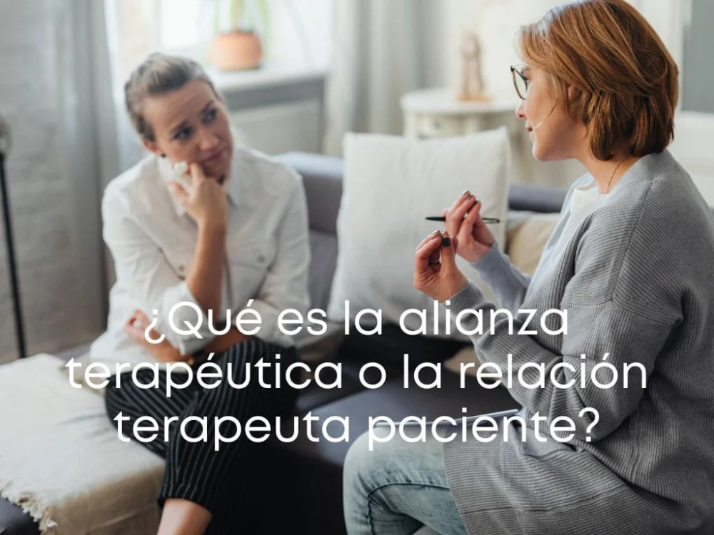 Vínculo esencial entre psicólogo y paciente