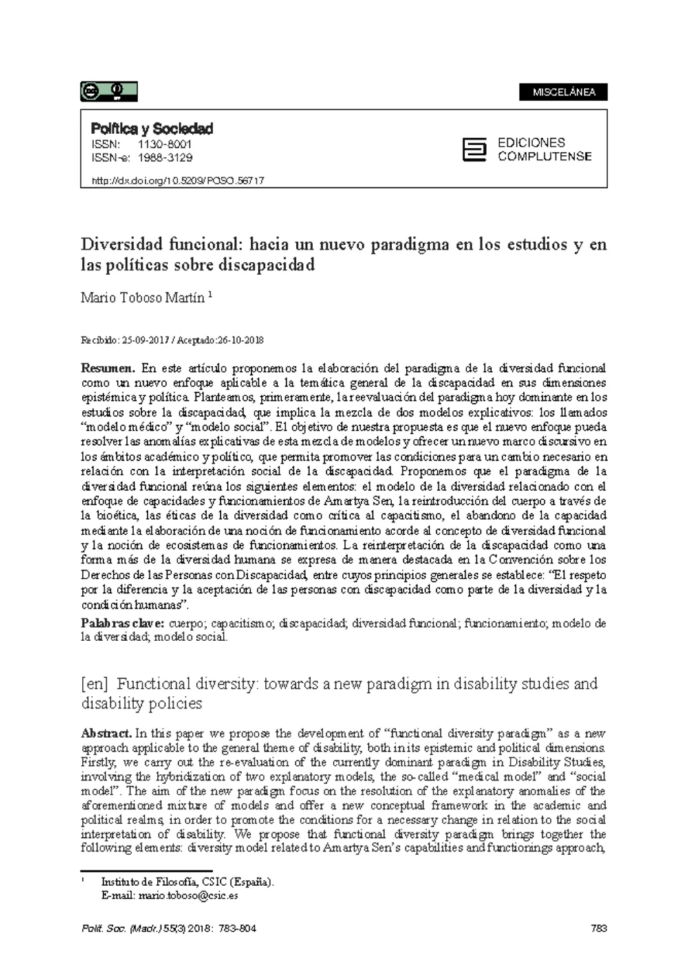 Capacitismo y Diversidad Funcional: Un Análisis Crítico