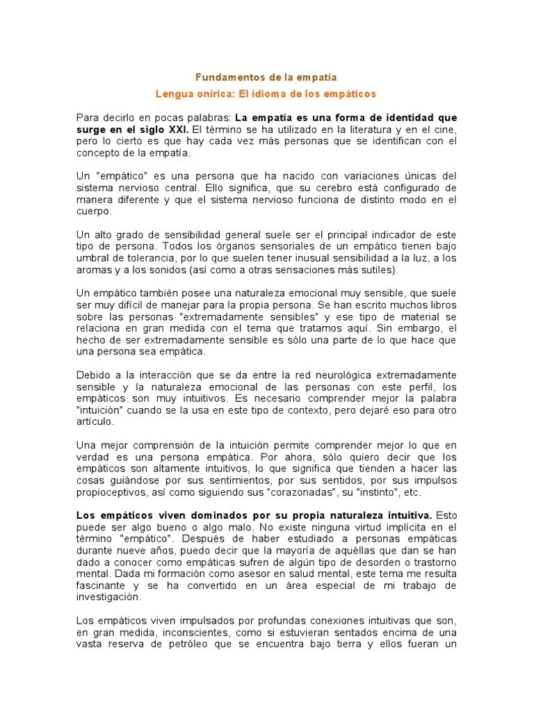 Fundamentos de la Empatía: Una Guía Esencial