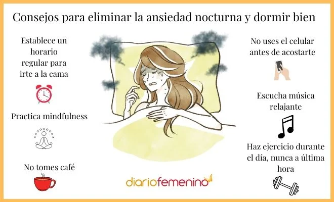 Cómo aliviar la ansiedad antes de dormir