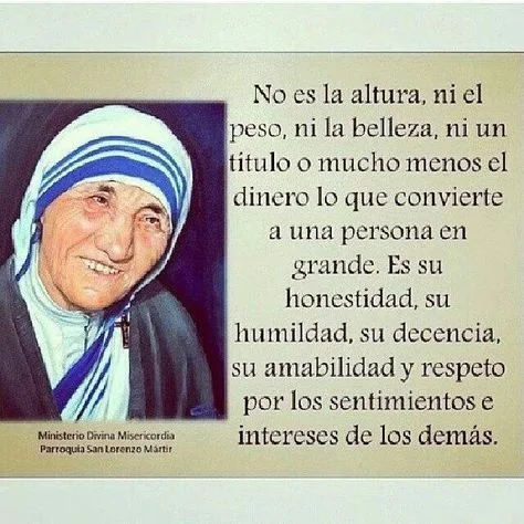 Lecciones de Sabiduría de la Madre Teresa de Calcuta