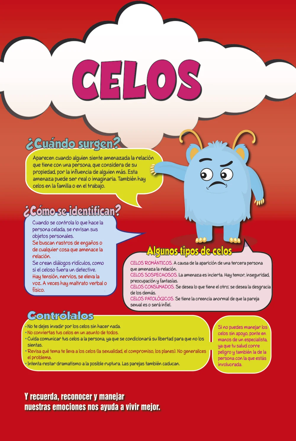 Acciones a evitar si sientes celos