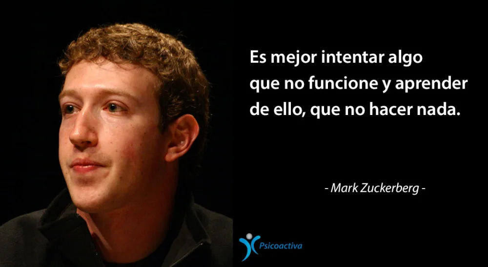 Citas inspiradoras de Mark Zuckerberg