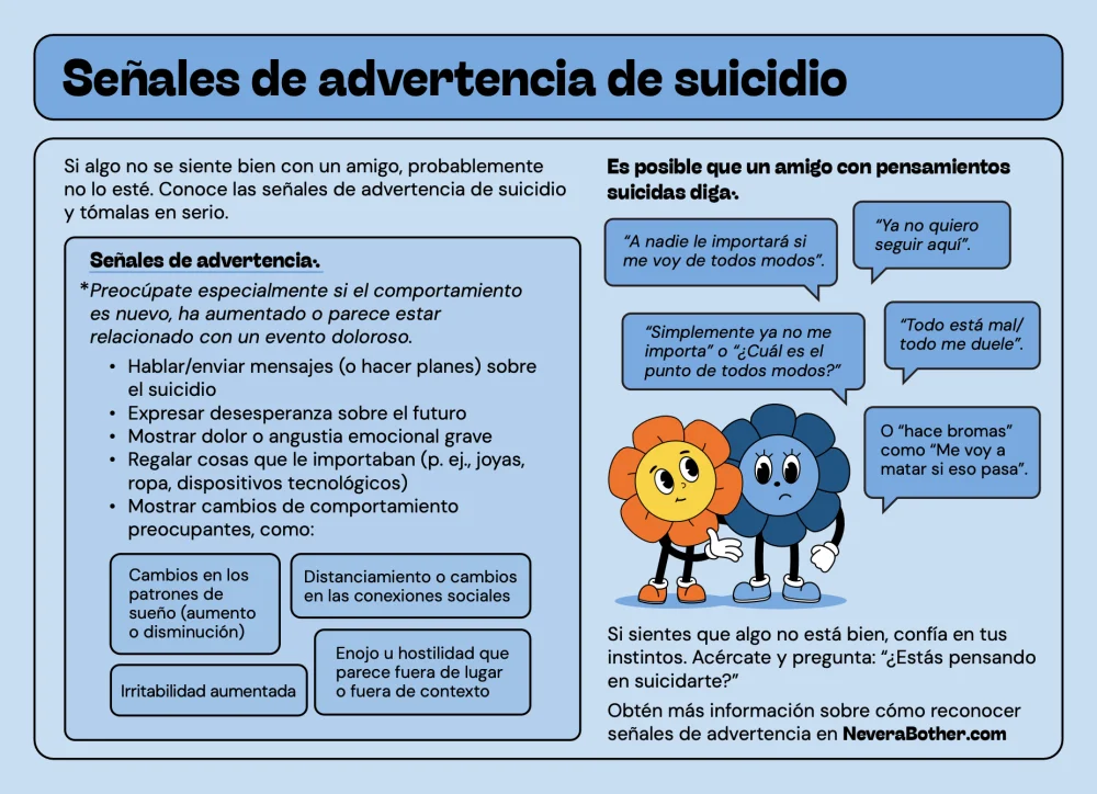Guía para apoyar a un amigo con ideas suicidas