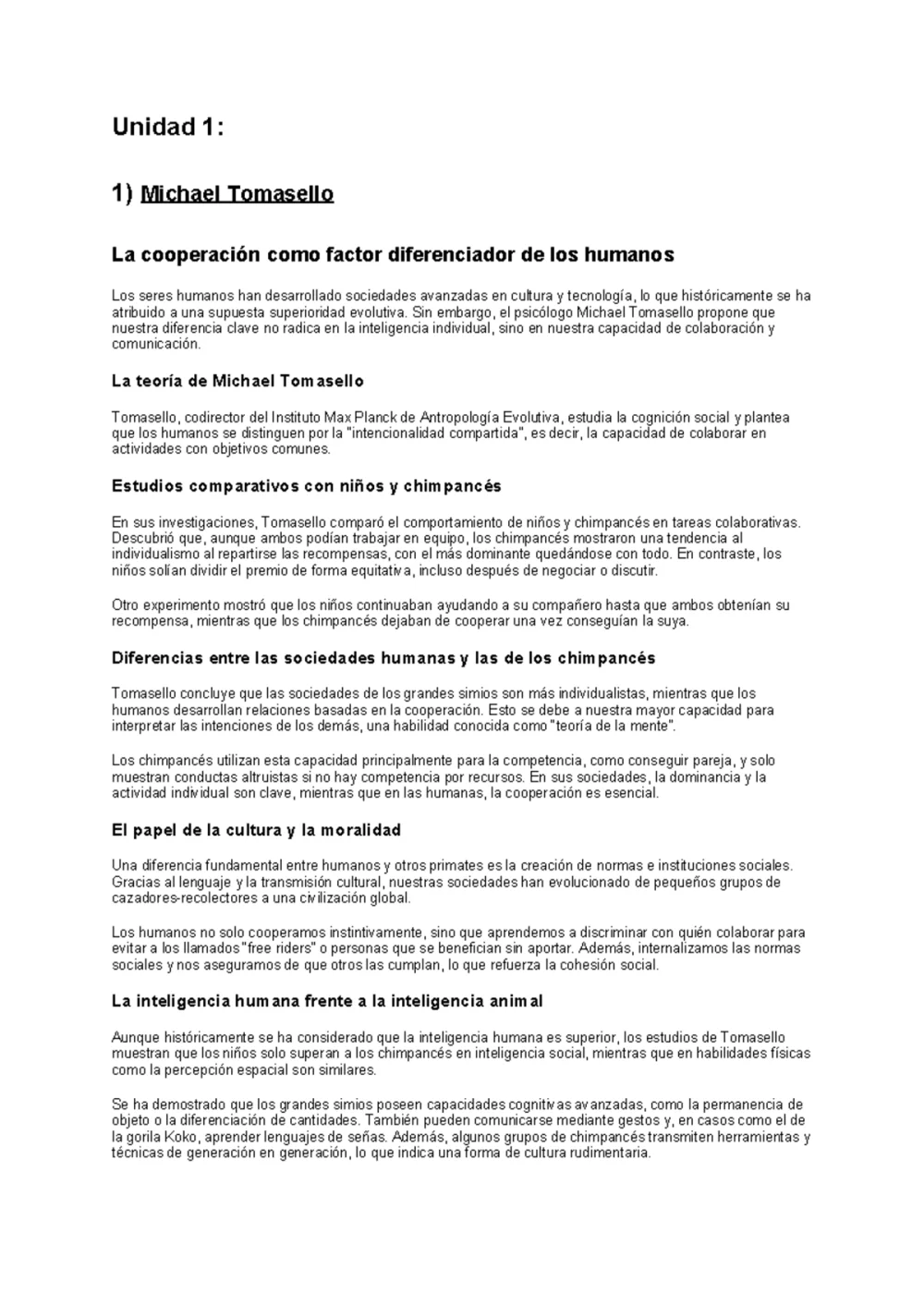 Entendiendo la Teoría de Tomasello: Claves y Perspectivas