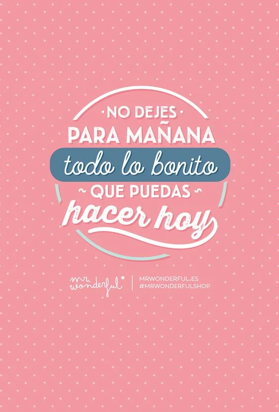Inspiradoras frases estilo Mr Wonderful