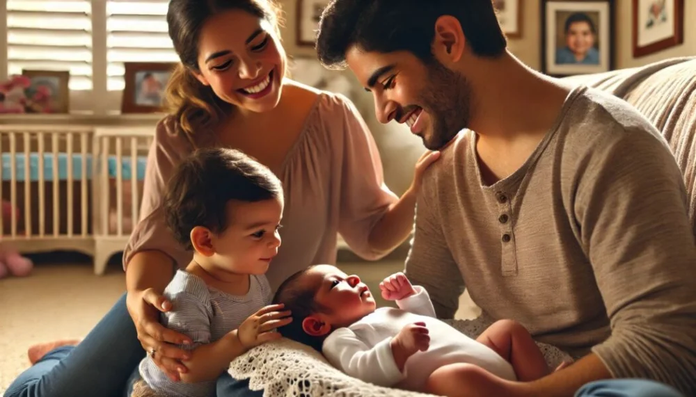 Preparar al hijo mayor para recibir al nuevo bebé