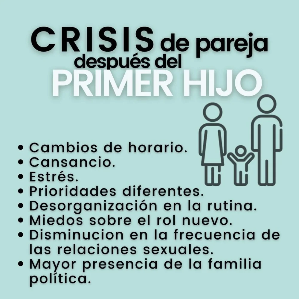 Crisis de pareja después del primer bebé