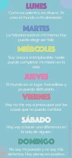 Ideas inspiradoras para cada día