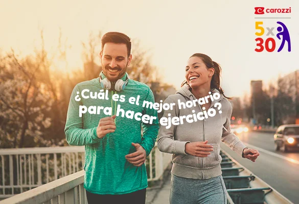 Elige el momento ideal para hacer ejercicio