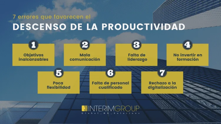 Razones Comunes Detrás de la Falta de Productividad