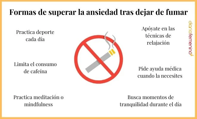 Supera la ansiedad por dejar de fumar