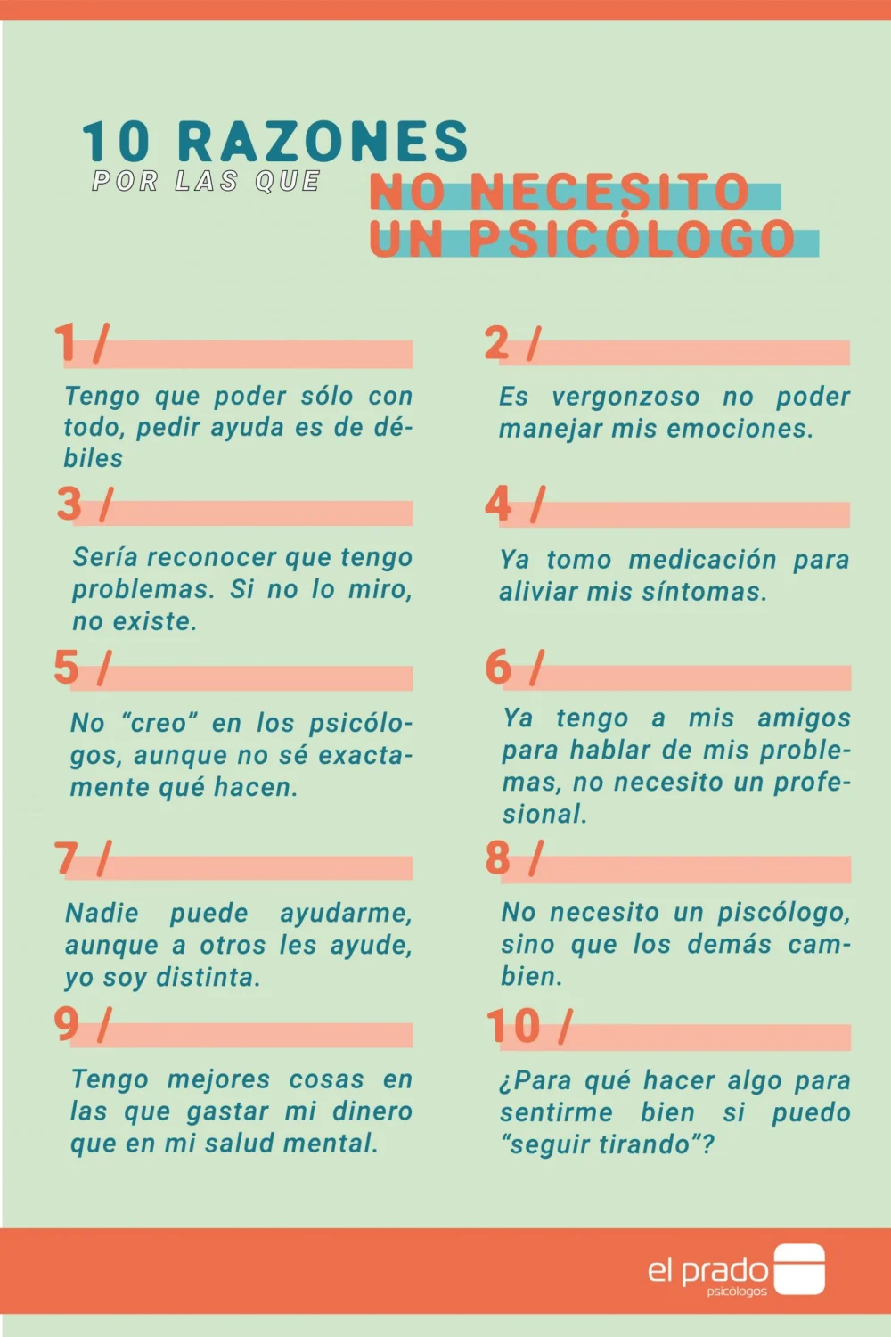 Cuándo es necesario visitar a un psicólogo