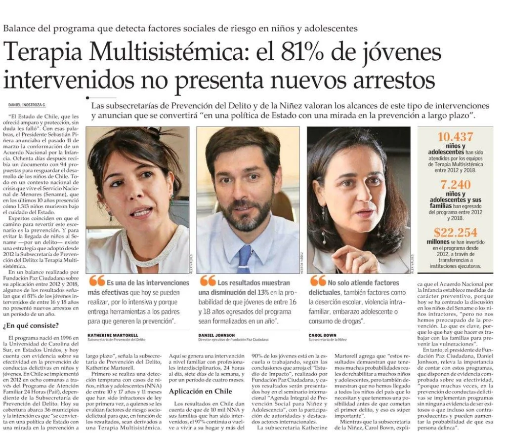 Profundiza en la Terapia Familiar Multisistémica