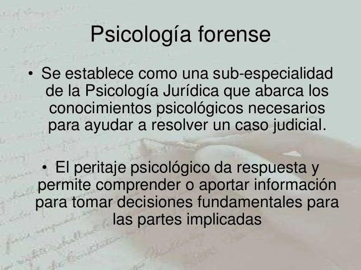 Psicología Forense en Juzgados de Vigilancia Penitenciaria