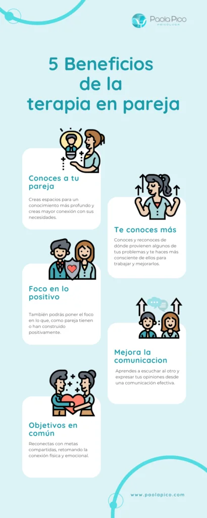 Beneficios de asistir a terapia de pareja