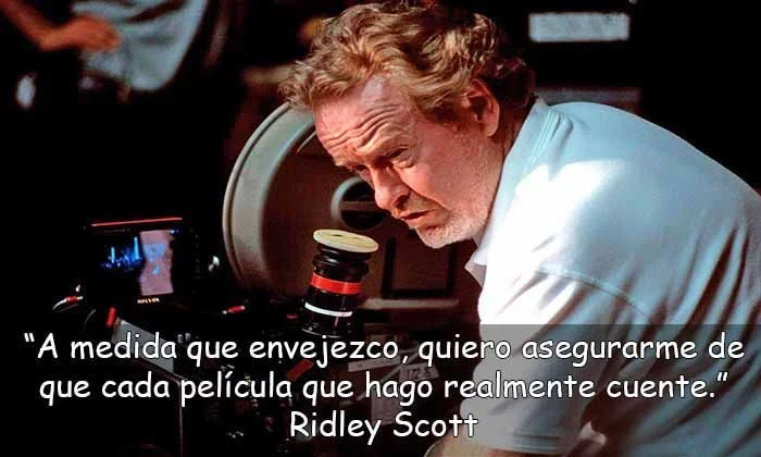Citas inspiradoras de Ridley Scott en el cine