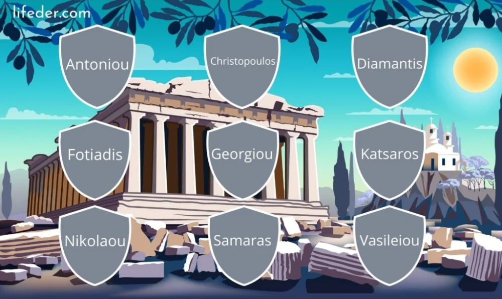 Apellidos griegos más frecuentes y su historia