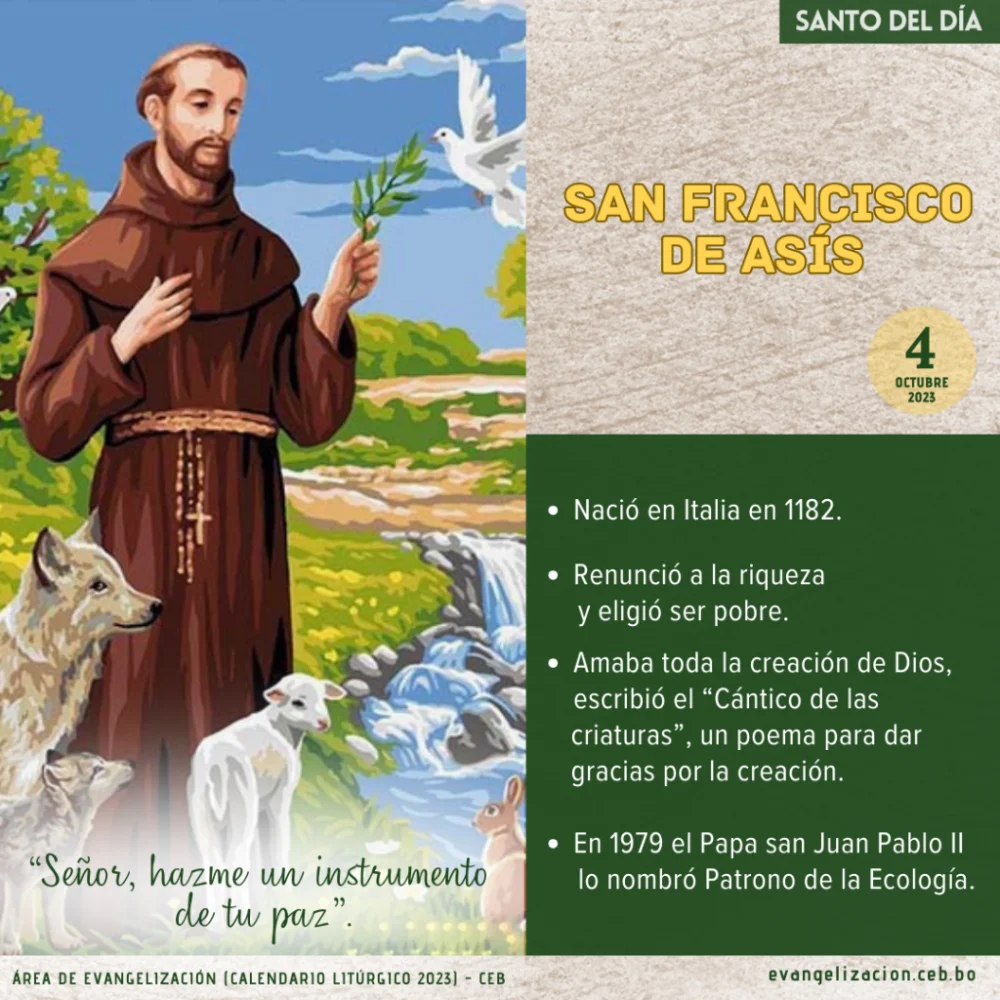 Inspiración Espiritual: Palabras de San Francisco de Asís