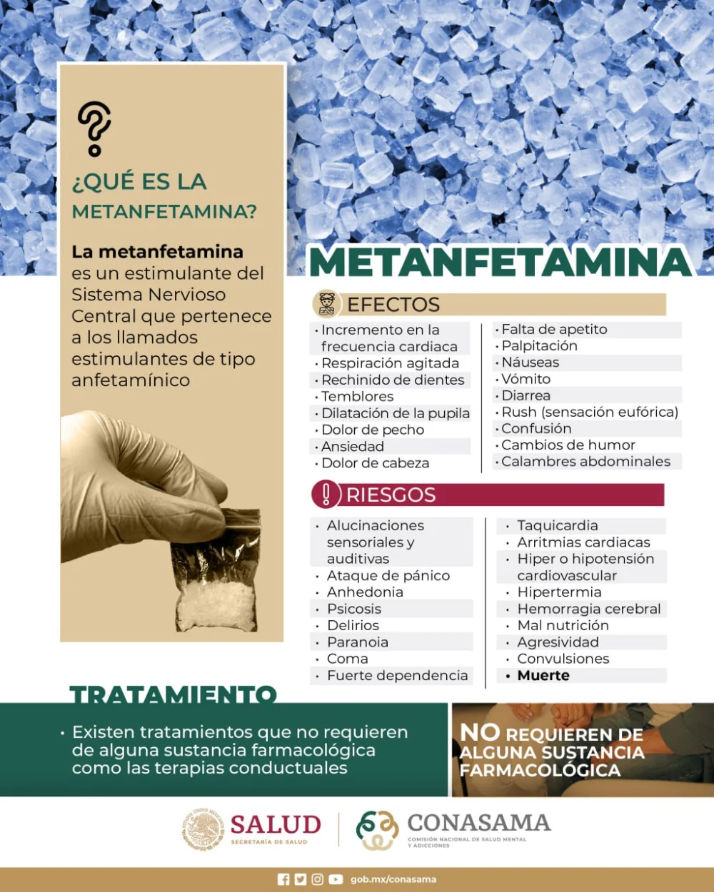 Efectos de la anfetamina en la salud mental