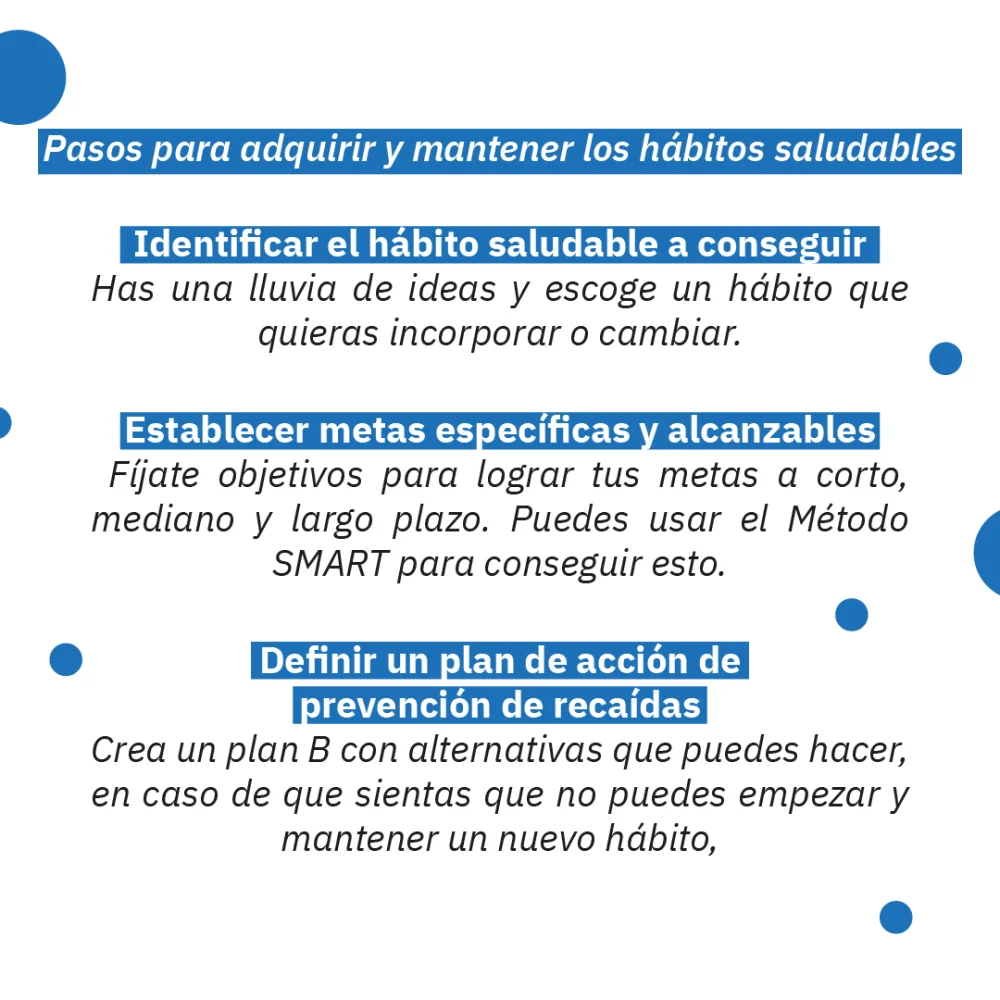 Estrategias para Cambiar Conductas e Incorporar Nuevos Hábitos