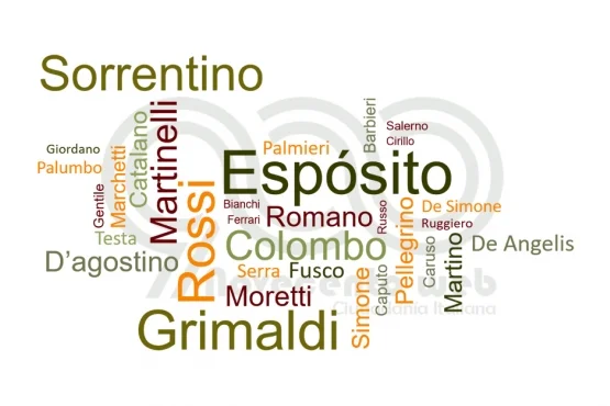 Principales apellidos de origen italiano más comunes