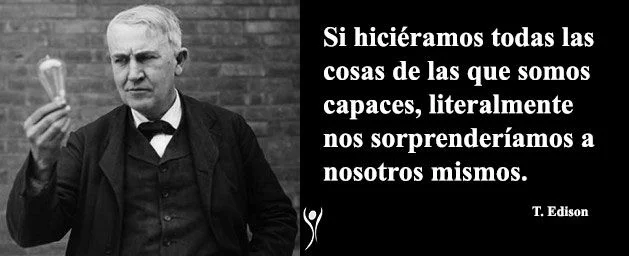 Citas Inspiradoras de Thomas Edison