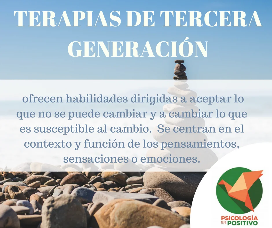 ¿Qué son las terapias de tercera generación?