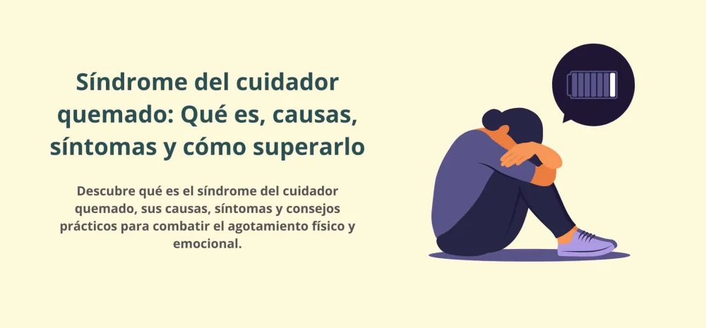 El agotamiento emocional al cuidar de los demás