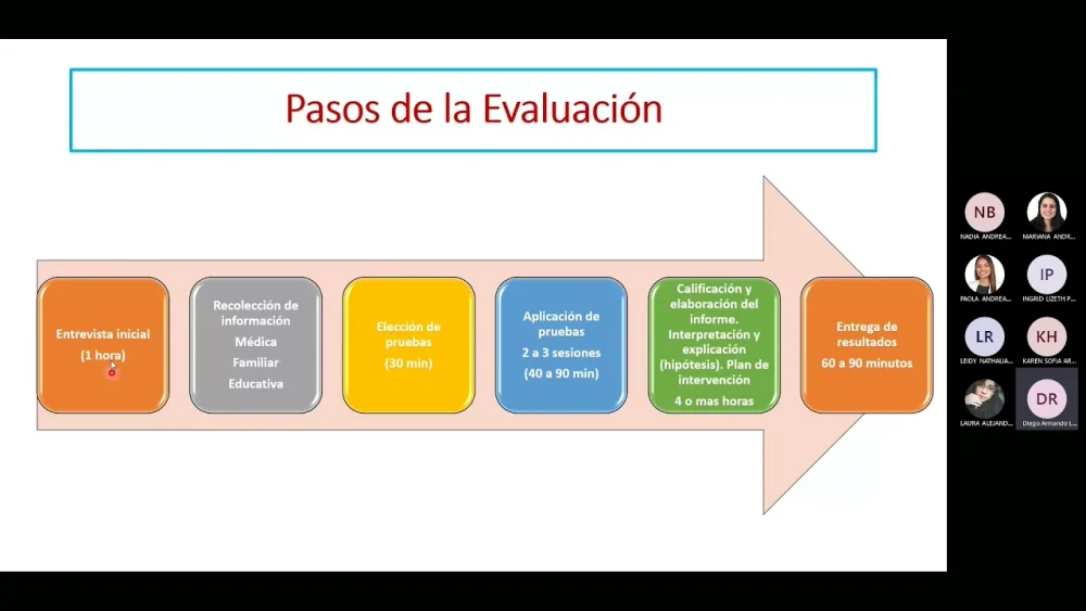 Etapas del Proceso de Intervención Neuropsicológica