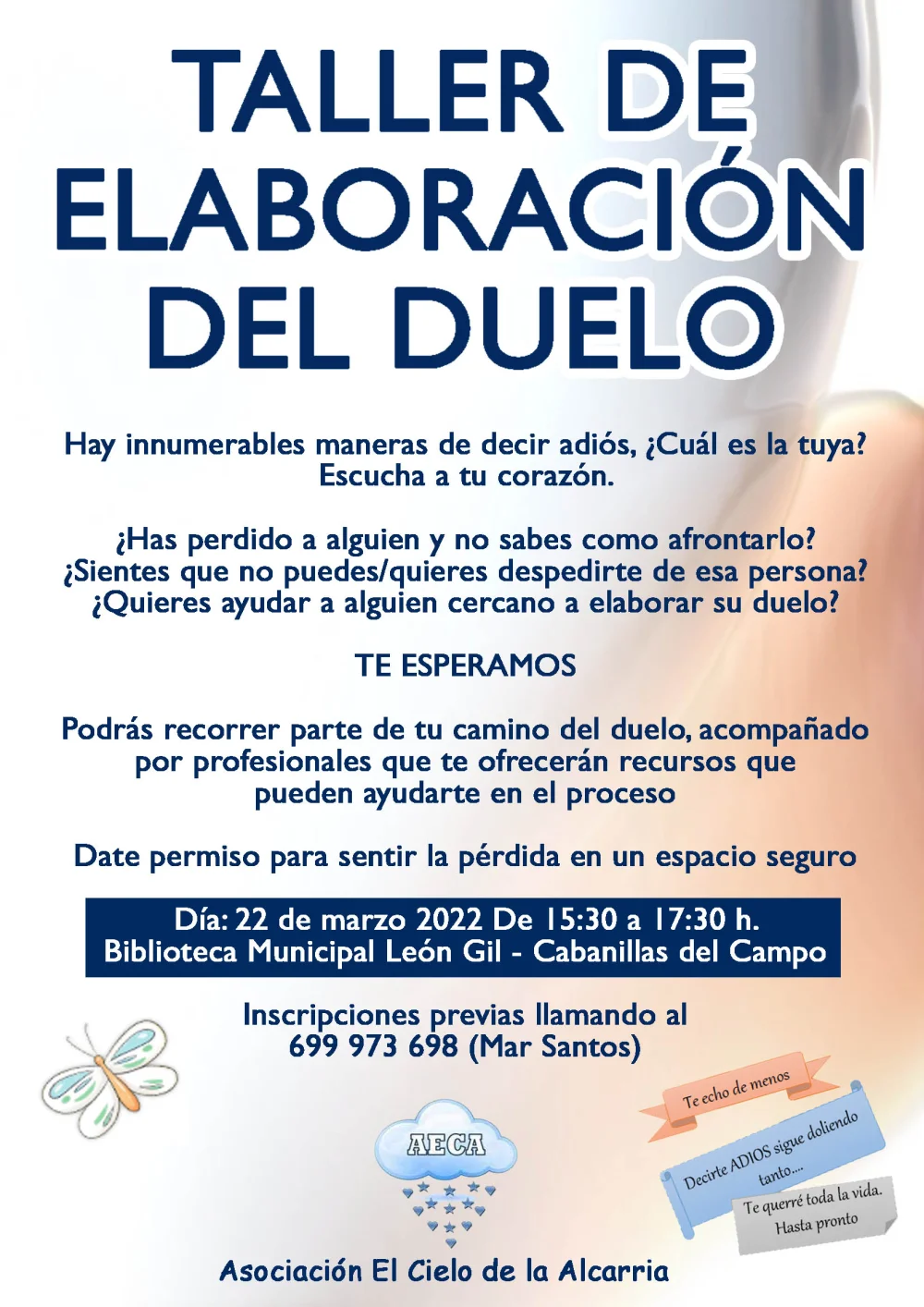 Talleres para afrontar y sanar el duelo