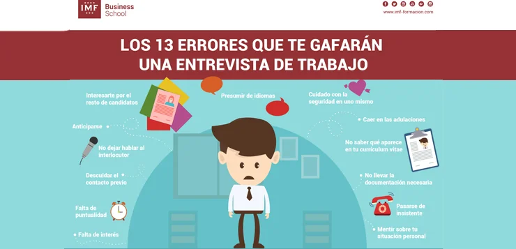 Errores comunes en una entrevista laboral