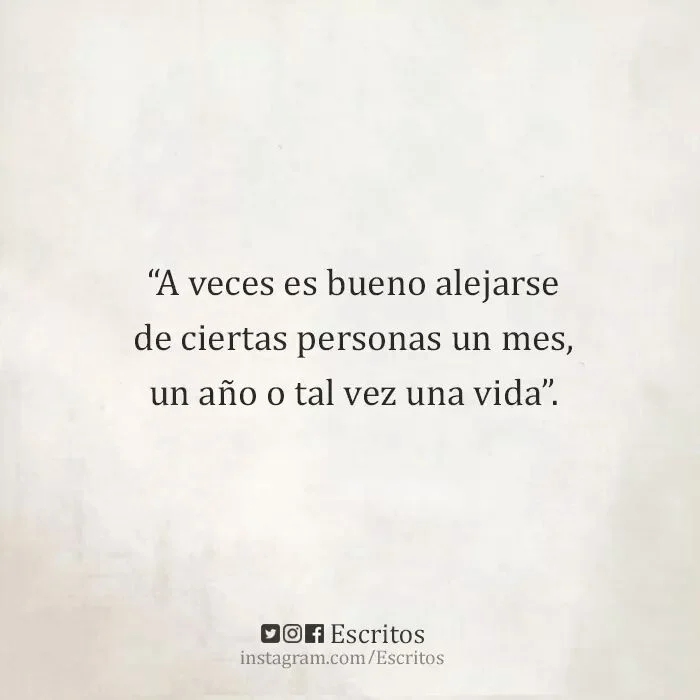Alejarse de quien no aprecia tu amor