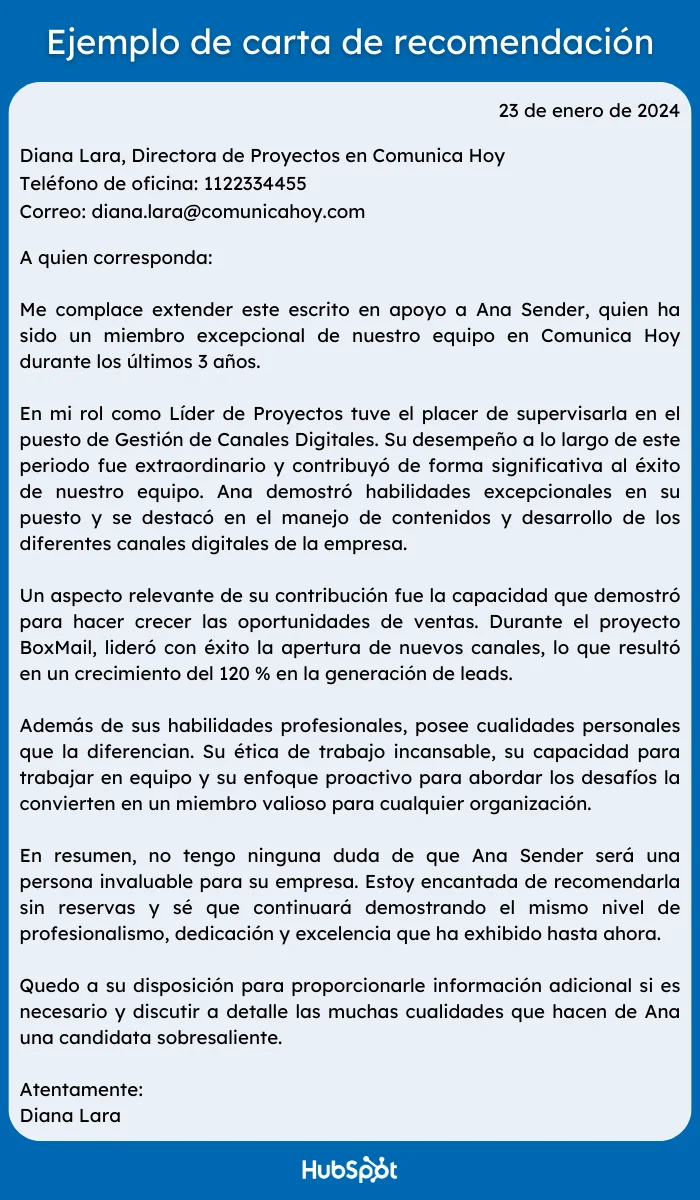 Muestras de referencia personal únicas y destacadas