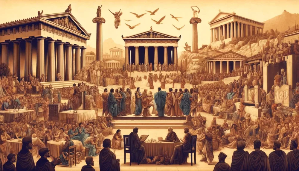 La esencia de la democracia en la antigua Grecia