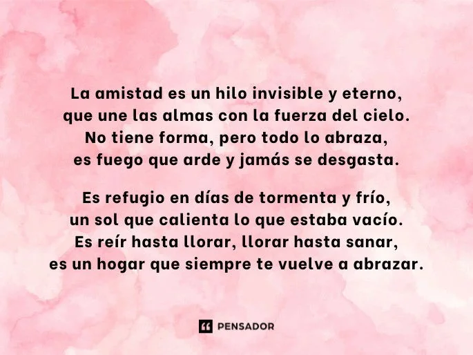 Versos que Celebran la Amistad Verdadera