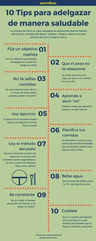 Métodos efectivos para bajar de peso de forma saludable