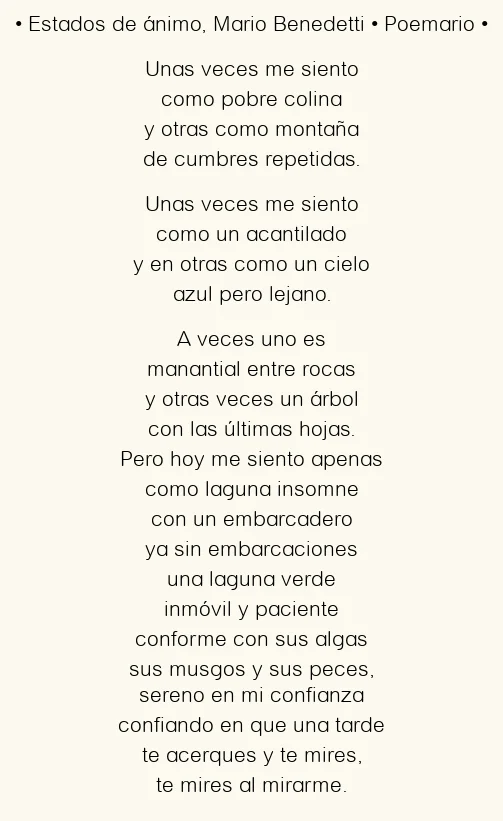 Versos de Benedetti: la esencia de la emoción humana
