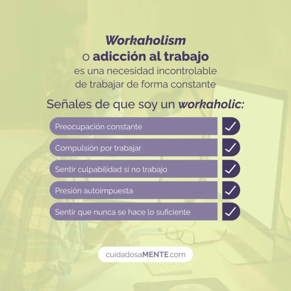 Cómo saber si tengo adicción al trabajo