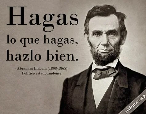 Citas Inspiradoras de Abraham Lincoln